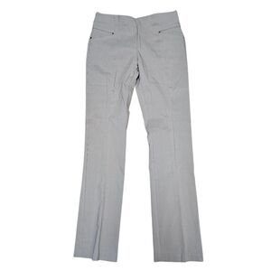 Est. 1946 womens tan beige elastic waist straight leg dress pants size 10